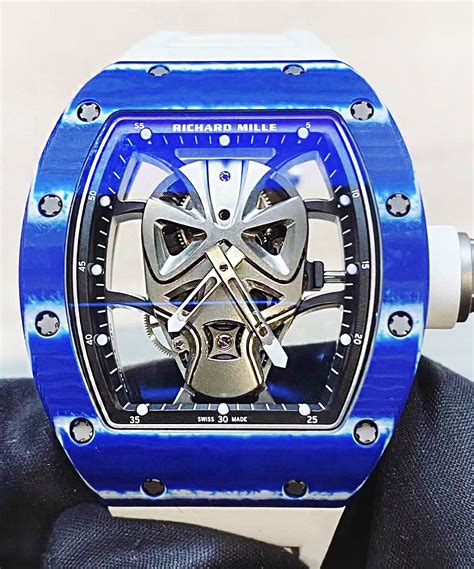 richard mille blue mask price|rm 52 06 mask.